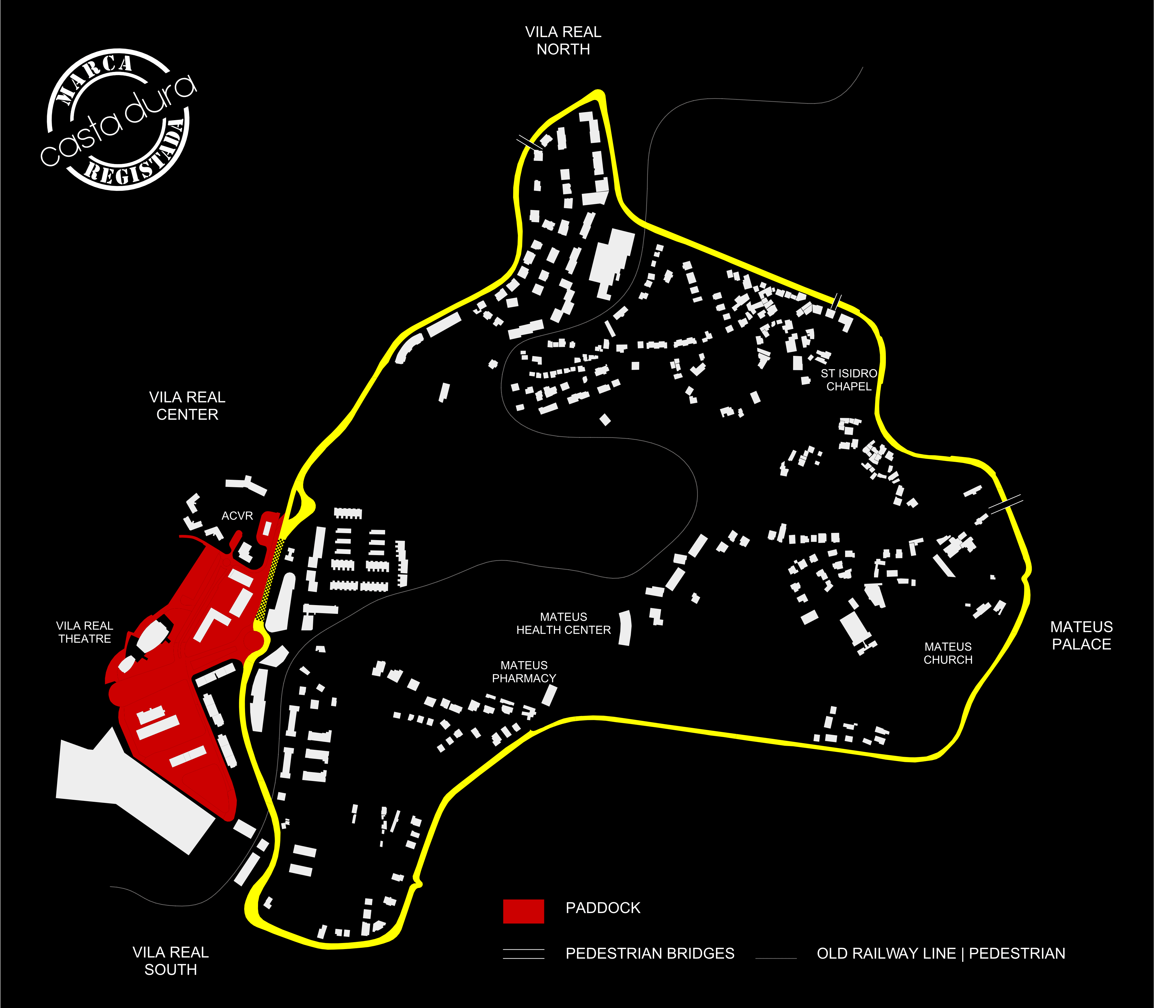 Mapa do Circuito Internacional de Vila Real