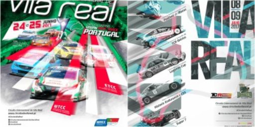 Cartazes do XLVII e do XLVIII Circuito Internacional de Vila Real